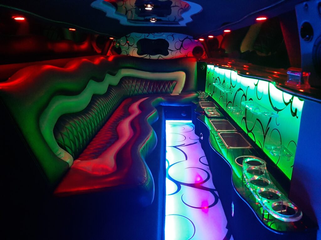 Chrysler 300C disco floor wnętrze